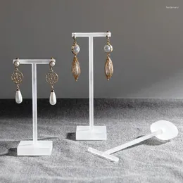 Jewelry Pouches Clear Acrylic Hanging Earring Display Stand Showing Case Organizer Holder Jewelery Stands Showcase