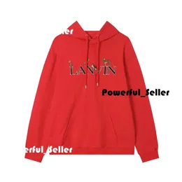 Lanvins Hoodie Ceket Lanvin giysi erkek tasarımcısı Sweathoodie sudaderas felpa felpe capuz sweater adam kadın hoodie rep 3639 8839