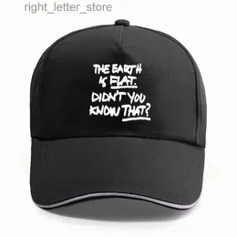 Ball Caps The Earth Is Flat Didn't You Know That Caps Hat Unisex Casual Baseball Cap For Men Women YQ231214