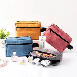 Storage Bags Mens Travel Makeup Bag Portable Toiletries Multifunctional Fabric