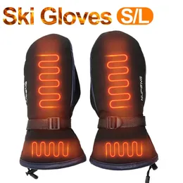 Gants de ski chauds d'hiver, chauffage électrique, chargement USB, résistant au froid, 3 vitesses, température, Snowboard, 231213