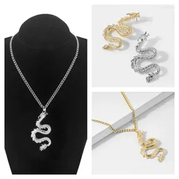 Necklace Earrings Set Selling European And American Exaggerated Pendant Dragon Earring Alloy Versatile Men's Women's Jewelry