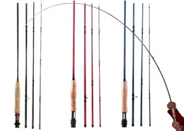 Sougayilang Fly Fishing Rod High Performance 4 Piece Fast Action Carbon Fiber Pole för sötvatten 2111181887292