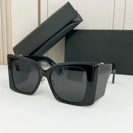 Grande preto chama óculos de sol para mulheres grandes óculos de sol designers sonnenbrille gafas de sol uv400 proteção óculos com box283b