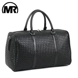 Borsoni MARKROYAL Borsa da viaggio in pelle PU di grande capacità Borsa da viaggio impermeabile Borsa da viaggio multifunzionale a spalla per uomo Drop 231214