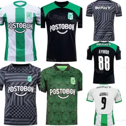 클럽 팀 Atletico Nacional Soccer 88 Dorlan Pabon Jerseys 23 24 Mans 21 Tomas Angel 20 Danovis Banguero 6 Andres Roman 10 Jarlan Barrera 축구 셔츠 키트 유니폼