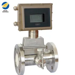 IP65 IP67 Waterproof Gas Turbine Flowmeter Digital Turbine Flow Meter for Compressed Air