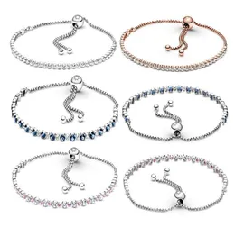 Braccialetti gemma regolabili in bracciolo gioielli per donne regali sterling bracciale argento fai -da -te disettista pulseras plata 925 para muje7565870