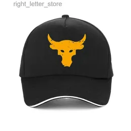 Top Caps Brahma Bull Rock Project Beyzbol Kapağı Moda Serin Yaz Men Dwayne Johnson Brahma Bull Dövme Şapkası YQ231214