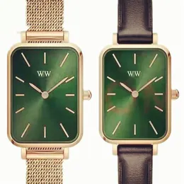 classic superior d&ww 3A 11 rose gold watch bracelet couple stainless steel waterproof fashion for women Wristwatch quartz watche238Y