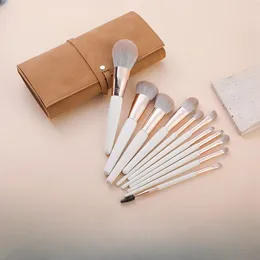 Make-up-Pinsel, 11 komplettes Set, loses Puder, Rouge, Lidschattenpinsel, Beauty-Tools für Anfänger