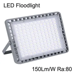 Proiettori a LED ultrasottili 400W 300W 200W 100W 150Lm W Faretto Ra80 AC85-265V Proiettori per giardino esterno crestech292S