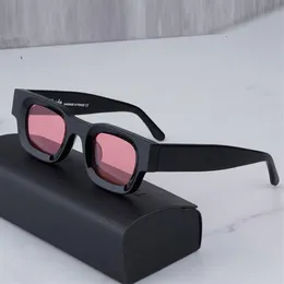 선글라스 Rhude x Thierry Lasry Rhodeo High Street Sunglasses 남자와 여자 Square antiuv400 남성 Steampunk 프리미엄 아세테이트 23021243L