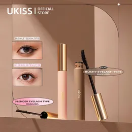 Mascara ukiss防水長に続くマスカラ細長いカールした非微細な形状の延長され、暗号化された231213