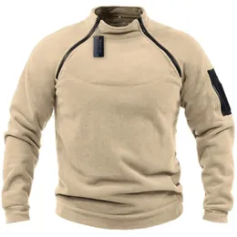 Mens Hoodies Sweatshirts Sweater Loose Solid Color Outdoor Warm Breatble Tactics 231214