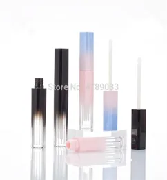 10 30st Gradient Pink Black Empty Lip Gloss Tube Lips Bottle Brush Container Mini Refillable Lipgloss Bottles Beauty Tool259k5068053