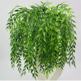 5 forks green Hanging Plant Artificial Plant Willow Wall Home Decoration Balcony Decoration Flower Basket Accessories GB141331Y