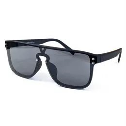 女性用のサングラスオリジナルフルセットアクセサリー男性眼鏡ミラー印刷シンボルZ1082 Stud Shades v Shape Keyhole BridgeGLA317I