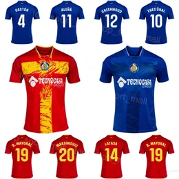 Club Team Getafe CF Futebol 16 Diego Rico Jerseys 2023 2024 Mans 13 David Soria 19 Borja Mayoral 20 Nemanja Maksimovic 11 Carles Alena Camisa de Futebol Kits Uniforme