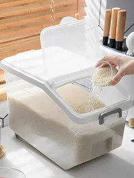 Organizzazione per la conservazione della cucina Scatola per la conservazione del riso di grande capacità Dispenser per il riso Farina Secchio per cereali Contenitori per alimenti da cucina Serbatoio per alimenti per animali domestici Scatola per la conservazione della cucina 231213