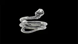 1pc em todo o mundo animal serpente anel 316l banda de aço inoxidável festa moda jóias cobra legal ring1422157