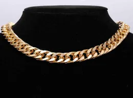 Delysia King Thick Chain Halsband Punk Gold Plated Alloy Women039S Neck1982895