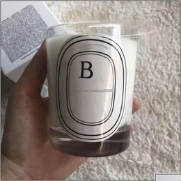 Candele Candele Candela profumata da 190 g con scatola Dip Collection Bougie Pare Collezione di decorazioni per la casa Articolo Consegna in consegna 2022 Garde Dhowo