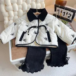 Ceketler Kış Kızları Ceket Sıcak Polar Kalın Çocuklar Peluş Pantolon Moda Toddler Kız Giysileri Çocuk Günlük Kostümler 2 3 4 5 6 7y 231213