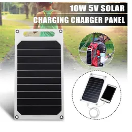 5V 10W DIY Solar Panel Slim Light USB Charger Charging Portable Power Bank Universal for Phone Lighting Car Charger298K