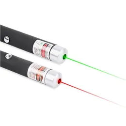 Ficklampor facklor av hög kvalitet laserpekare röd/grön 5mw powerf 500m led fackla penna professionell synlig strål ljus för undervisning fl dhj1m