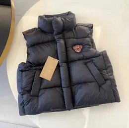 キッズデザイナーチョッキのノースリーブパフジャケットボーイガールズダウンコットンベストジャケット冬の子供コート