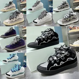 Grov skosnörbrödskor mångsidiga avslappnade par skridskor lyxdesigner brödskor män skor kvinnor skor mode sneakers storlek 35-46 +låda