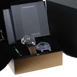 Paneraii Wristwatches Watches Mens Clean Factory Luminor Luxury 1950 Hand PAM00557 Hand Winding Mens自動メカニカルウォッチフルステンレス鋼水防水