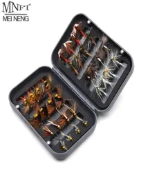 MNFT 32 шт. в коробке, форель нимфа, нахлыстовая приманка для ловли нахлыстом, сухие влажные мухи, нимфы, ледяные приманки Ar5071189