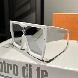 Designer-Cyclone-Sonnenbrille für Herren und Damen, modisch, großer Rahmen, quadratische Herren-Sonnenbrille, übergroße Brille, Millionär-Plank-Sonnenbrille 221i