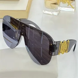 4931 Occhiali da sole da uomo Nuovi occhiali da sole con montatura grande in un unico pezzo dalla linea semplice adatti a qualsiasi forma del viso, designer alla moda e rilassato sungl249q