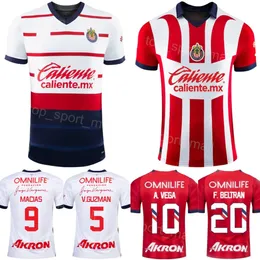 Drużyna klubowa 23-24 mężczyzn CD CD Chivas Guadalajara Jersey 14 Marin 20 Beltran Padilla 28 Gonzalez Orozco Sepulveda Mozo Alvarado Guzman Calderon Zestawy do koszuli piłkarskiej