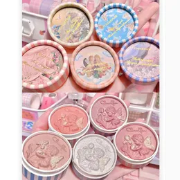 Blush Blush Maquiagem Anjo Alívio Blush Paleta Matte Pó Mineral Brilhante Shimmer Blush 6g 231214