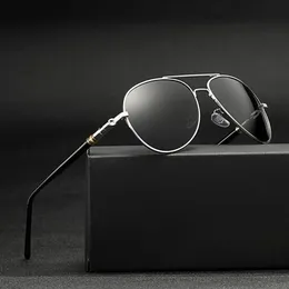 Óculos de sol polarizados para dirigir, óculos vintage de piloto, retrô, óculos de metal, esportivo, dobradiça de primavera, uv400275e