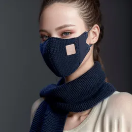 Inverno Light Luxury Mask Sconef Fashion Moda Tridimensional Proteção de rosto Proteção de rosto respirável ao ar livre Caminhada preta preta de máscara de máscara quente fria