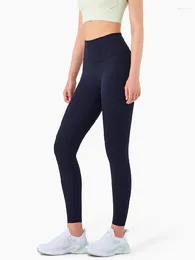 Aktive Hosen Yoga Frauen Hohe Taille Leggings Slim Fit Frau Sport Hosen Weibliche Solide Lauf Workout Training Kleidung