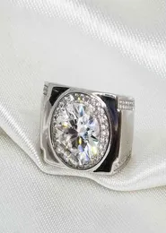 MeiBaPJ VVS1Color 1/2/3 s Diamant Einfacher Ring für Männer Echt 925 Sterling Silber Charme Feine Hochzeit Schmuck6449633