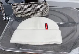 Designer TEC Rec Nylon Beanie para homens Mulheres Chapéus de inverno Ric até o LATEX Logo