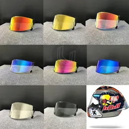 Outdoor Eyewear Motorcycle helmet Visor Anti UV PC visor Lens Race R Pro GP Model Smoke Dark Replacement For Shark Race R 231214