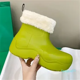 Новые зимние женские ботинки модные снежные ботинки Черно розово -зеленый коричневый коричневый