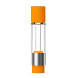 フルガラス蒸気カートリッジシルバーホワイトブラックレインボー0.5ml 0.8ml 1.0ml純粋なすべてのメガネ510スレッド空のカート