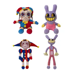 Удивительная цифровая цирковая плюшевая игрушка Pomni и Jax Clown Rabbit, мягкие мультяшные плюшевые куклы, подарки для детей и взрослых, Рождество, Хэллоуин, день рождения