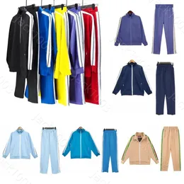 Mens Womens Tracksuits Moletons Ternos Designer Sportswear Jogging Sportsuits Casual Manga Longa 2 Pcs Set Sportspants Street Clothing Zip Jacket Tamanho S-XL 02