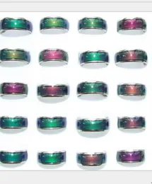 2021 Qualitymixed size 100pcs Color Changable Mood Ring 6mm in width26gpc1933133