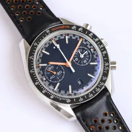 Hochwertige Herrenuhr, Racing-Chronograph-Serie, superleuchtend, AISI316L, Spezialstahl, Saphirglas, Spiegel, Keramikring, Original-Austausch-Luxusuhr